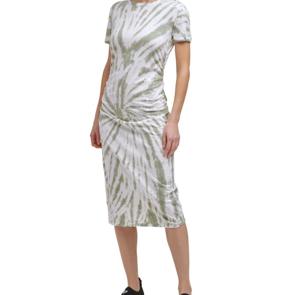 (243)NWT DKNY Sport - Ruched Dress - Small